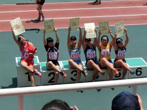 2017陸上関東女子やり投表彰式②