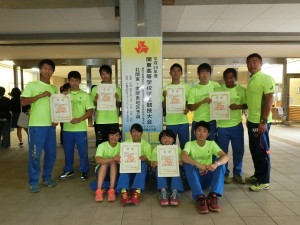 2017陸上関東女子やり投選手集合写真