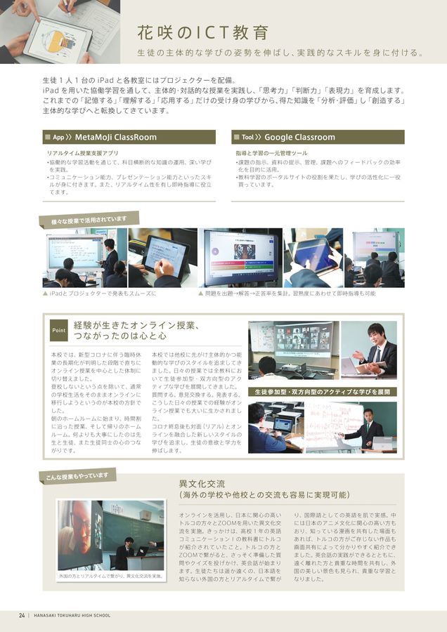 花咲徳栄高等学校 2024年度学校案内