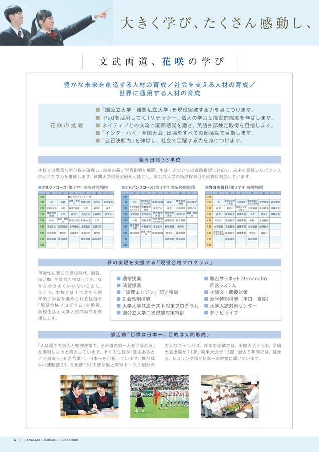 花咲徳栄高等学校様 2025年度学校案内 デジタルブック