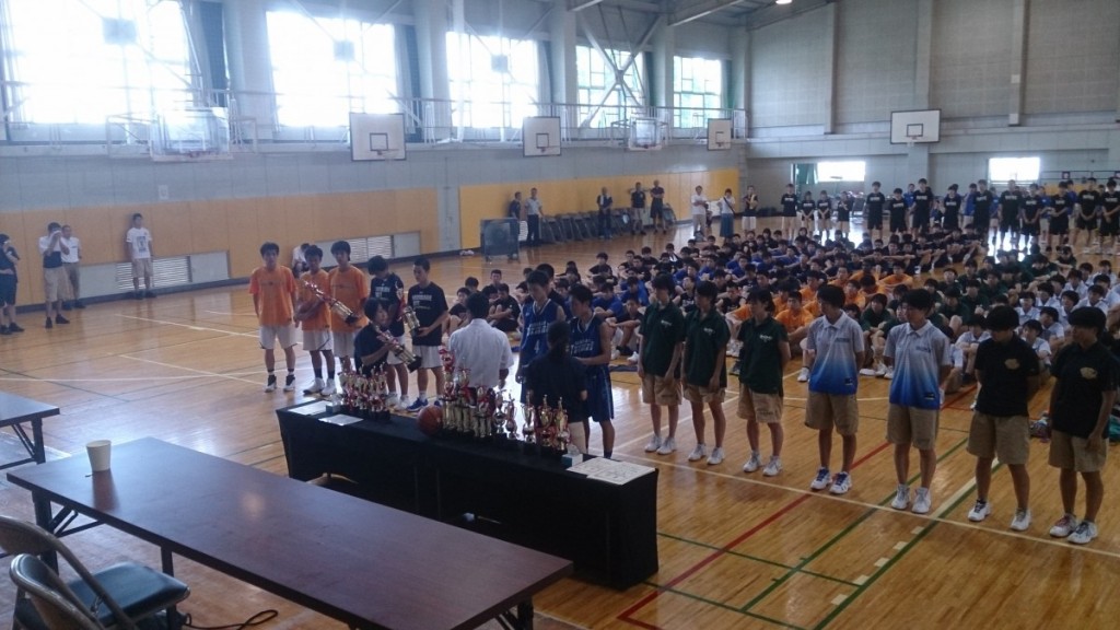 男子バスケットボール部　平成29年度　夏季東部支部選手権大会の結果