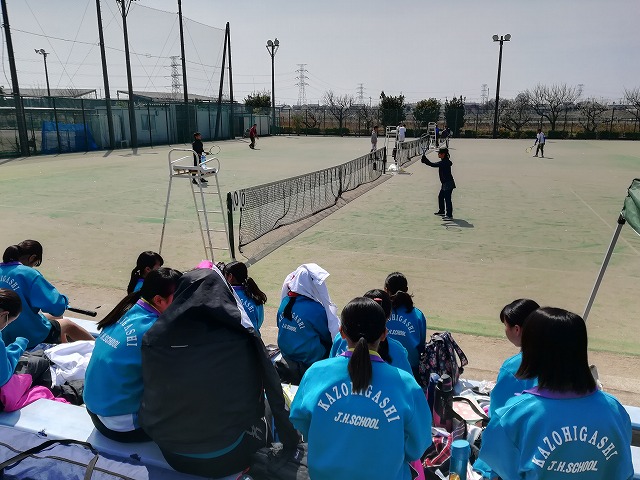 H２９年度　加須市交流戦　テニス