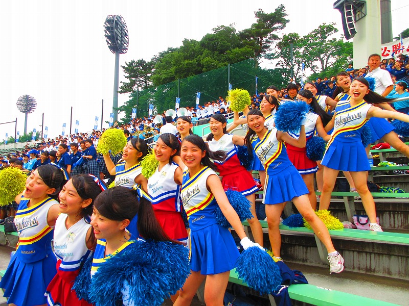 野球応援 バトン部 花咲徳栄高等学校