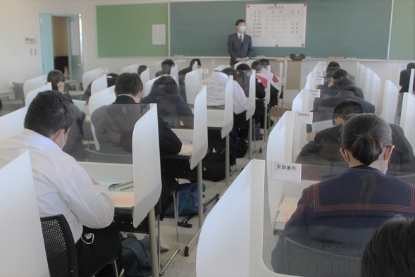 令和３年度　花咲徳栄高等学校　第３回 入学者選抜試験実施