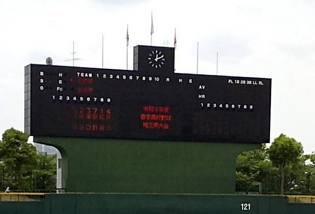 春季高校野球埼玉県大会準々決勝　～３戦連続５回コールドで４強入り～