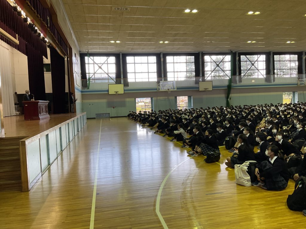 第２学年修学旅行（福井・石川）結団式