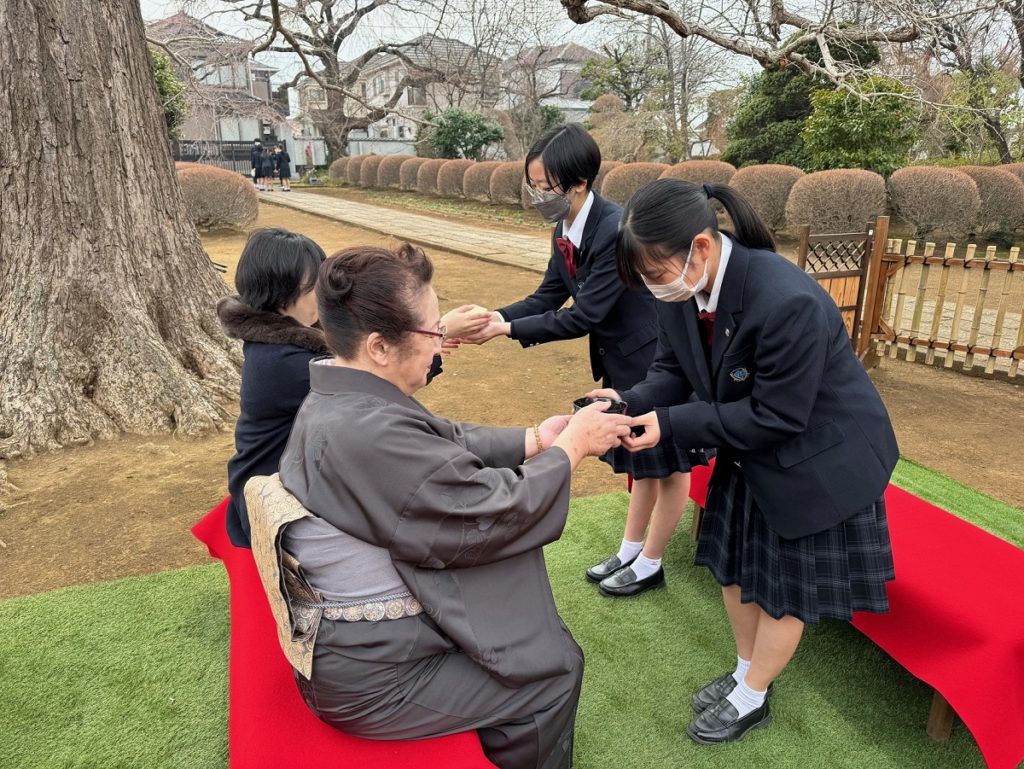 茶道部 桜茶会に参加しました。