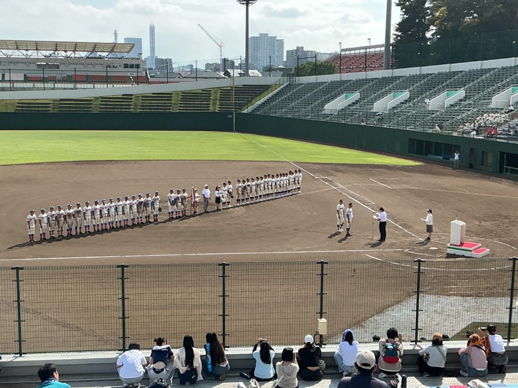 ２年ぶり８回目の秋季埼玉県制覇　〜秋季高校野球県大会決勝３対２で勝利、１年生投手石田、古賀の好投で接戦を制す〜