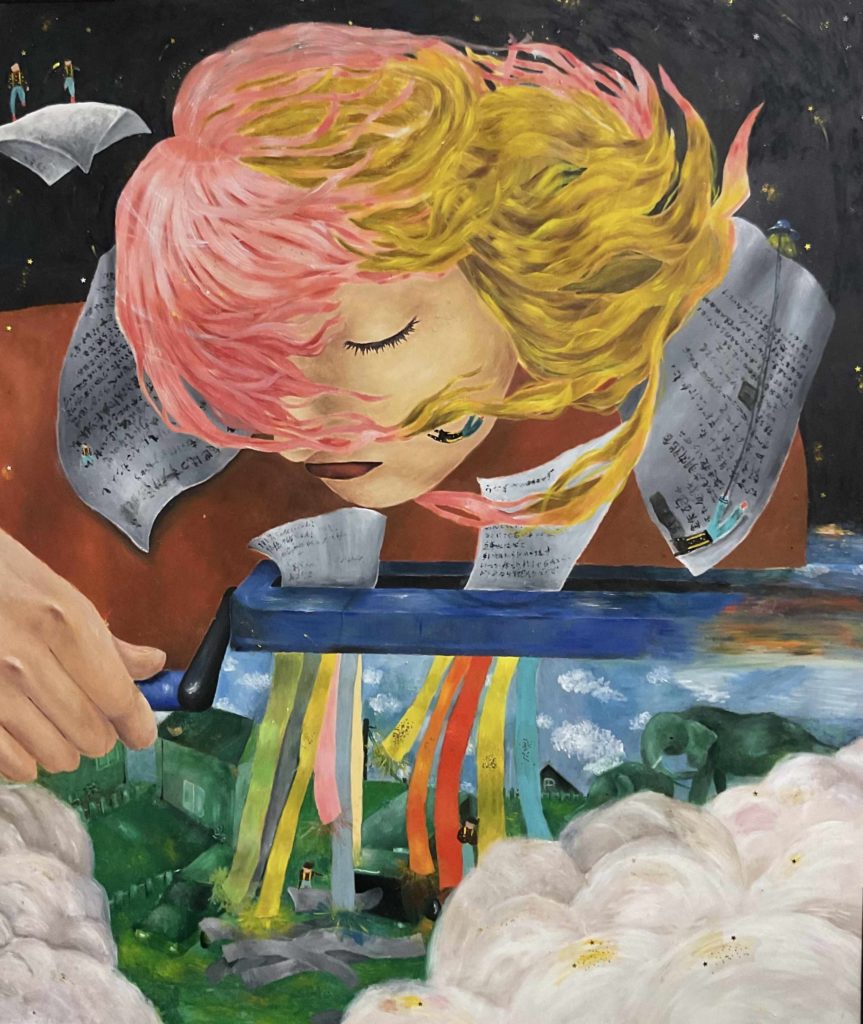 第92回独立展 新人賞受賞 おめでとう!! 美術部副部長 3年 関根さん