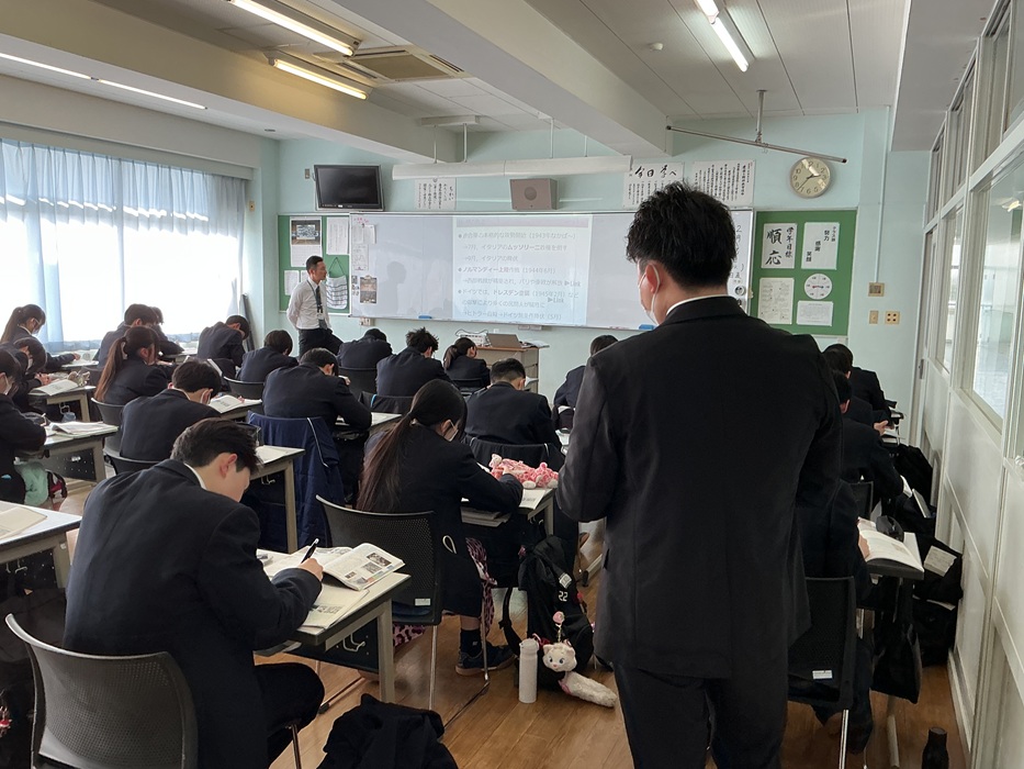 授業視察　～鹿児島県立開陽高等学校の先生が本校を訪問～