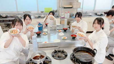 外部講師実習～イタリアン：パスタ、和食：天丼～