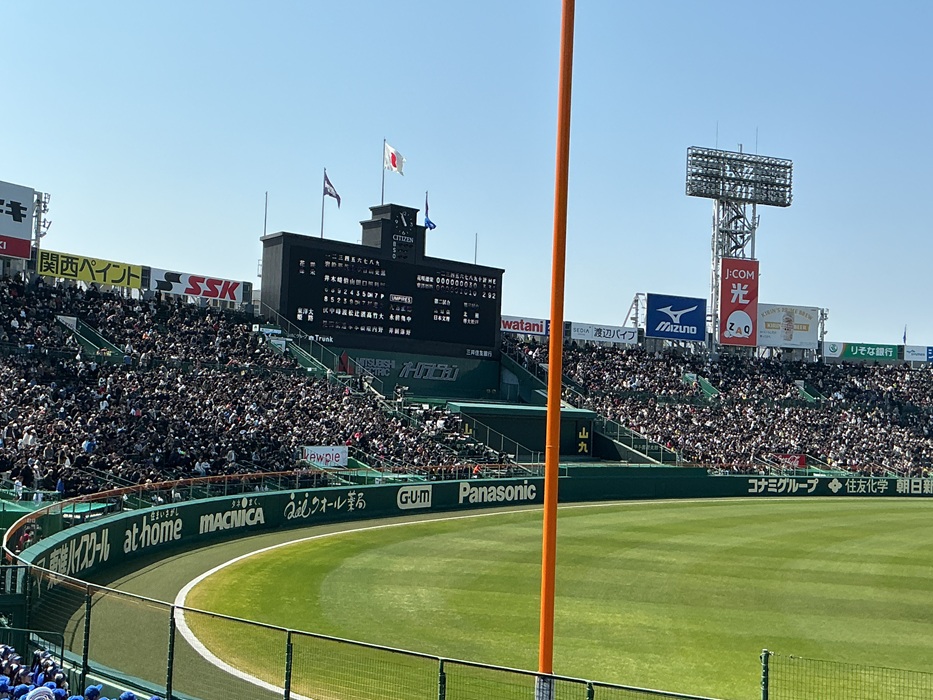 初戦突破、ベスト16　～第98回選抜高等学校野球大会 ３対２接戦を制す～