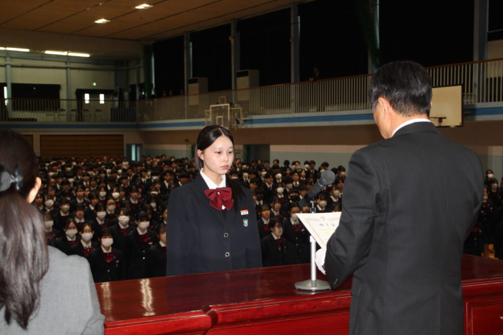 令和7年度 第3学期修了式