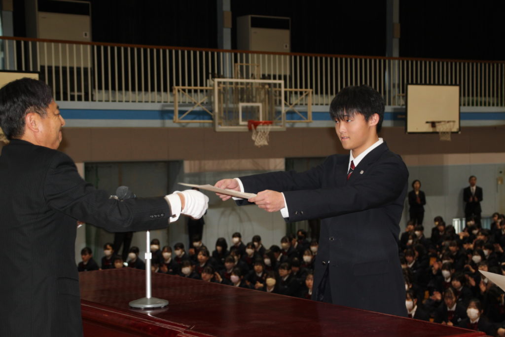 令和7年度 第3学期修了式